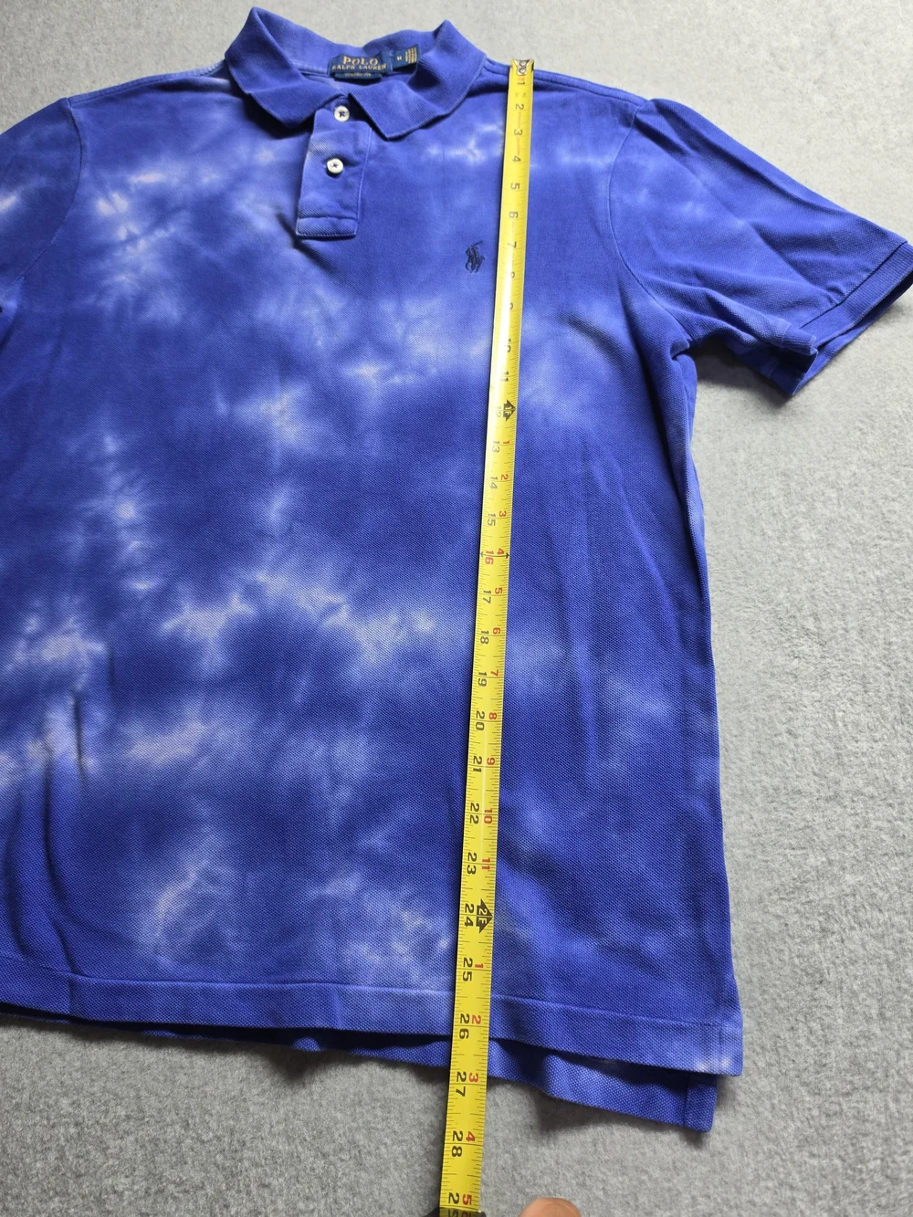Ralph Lauren Blue Tie-Dye Polo Shirt